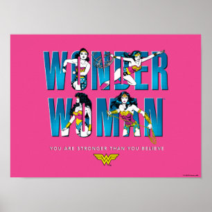 Wondervrouw: "Je bent sterker dan je gelooft" Poster