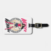 Wondervrouw met Grieks stammenembleem Bagagelabel (Voorkant horizontaal)