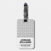 Wondervrouw met Grieks stammenembleem Bagagelabel (Achterkant verticaal)