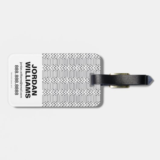 Wondervrouw met Grieks stammenembleem Bagagelabel (Achterkant horizontaal)