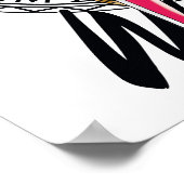 Wondervrouw met Grieks stammenembleem Poster (Hoek)