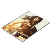 Wondervrouw op zonsondergang notitieboek (Linkerzijde)