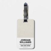 Wondervrouw vecht voor gerechtigheid bagagelabel (Achterkant verticaal)