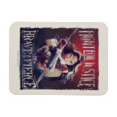 Wondervrouw vecht voor gerechtigheid magneet (Horizontaal)