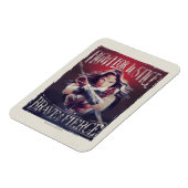 Wondervrouw vecht voor gerechtigheid magneet (Linkerzijde)