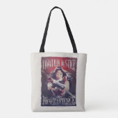 Wondervrouw vecht voor gerechtigheid tote bag (Achterkant)