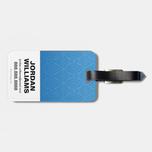 Wondervrouw - Vredesstrijd Bagagelabel (Achterkant horizontaal)