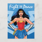 Wondervrouw - Vredesstrijd Briefkaart (Voorkant)