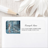 Wondevolle fee met draak etiket (Insitu)