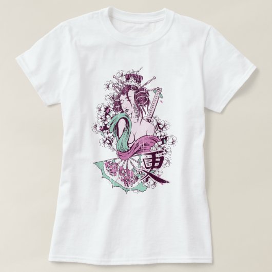 Wondrous Geisha T-shirt (Design voorkant)