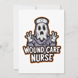 Wondverzorging Nurse Ghoul Ghost Nurse Halloween G Kaart