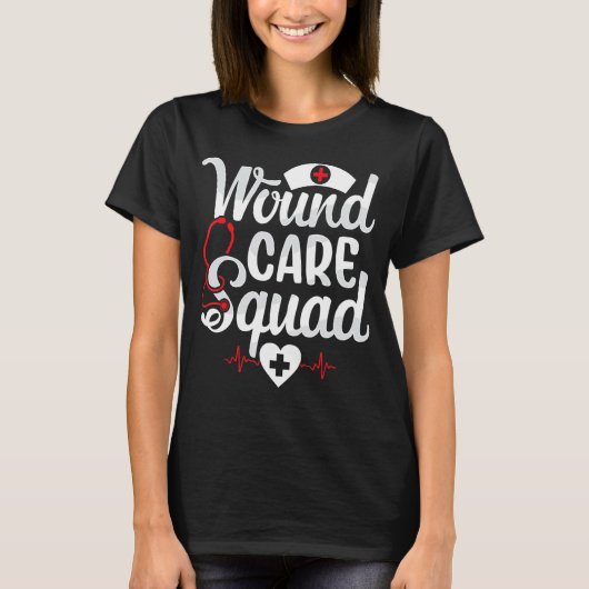 Wondverzorging Squad Team Grappige Wondverzorging  T-shirt (Voorkant)