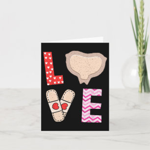 Wondverzorging Verpleegkundige Valentijnsdag Love  Kaart