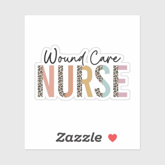 Wondverzorgingsverpleegkunde, wondverzorging sticker (Vel)