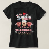 Wondverzorgingsverpleegkundige Valentijnsdag Funny T-shirt (Design voorkant)