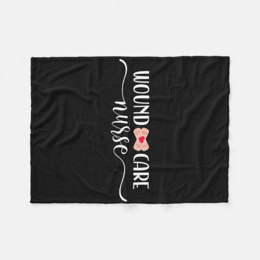 Wondverzorgingsverpleegster Fleece Deken (Voorkant (Horizontaal))