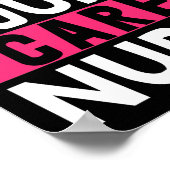 Wondverzorgingsverpleegster Verpleegdienst School  Poster (Hoek)