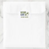 Wondzorg Medisch Team Ronde Sticker (Tas)