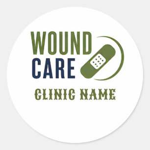 Wondzorg Medisch Team Ronde Sticker