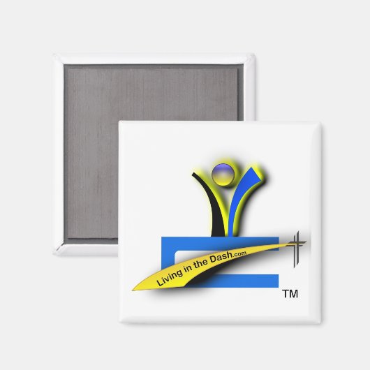 Wonen in de Dash Square Magnet (Voorkant / Achterkant)