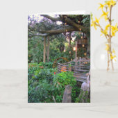 Wonen in het Blank Wenskaart Kaart (Gele Bloem)