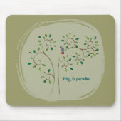 wonen in het paradijs muismat (Voorkant)