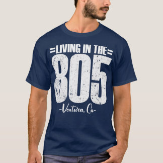 Wonen in The 805 Ventura California netnummer vin T-shirt