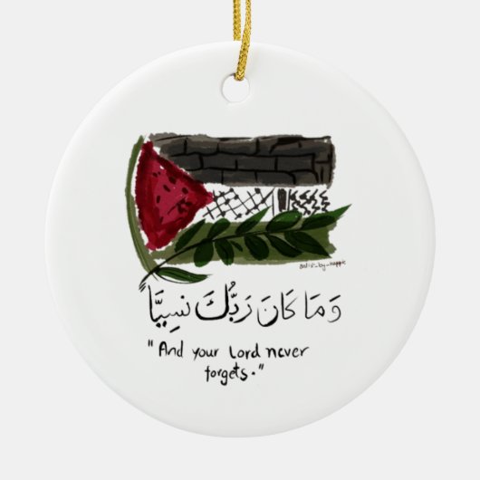 Wonen & Leven Keramisch Ornament (Voorkant)