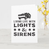 Wonen met Lichten Paramedische Ambulance EMS Grapp Kaart (Gele Bloem)