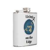 Wonen op de Edge Flask Heupfles (Rechts)