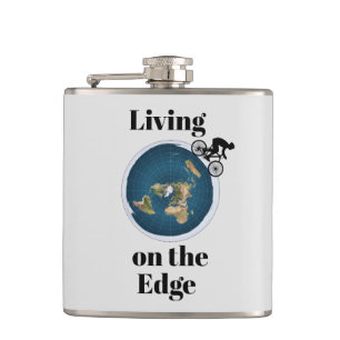 Wonen op de Edge Flask Heupfles