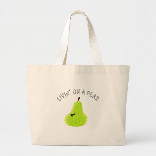 Wonen op een pier grote tote bag (Voorkant)