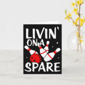 Wonen op een reserve Shirt Bowling League Team Shi Kaart (Gele Bloem)