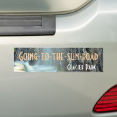Wonende muur, weg naar de zon bumpersticker (Op auto)