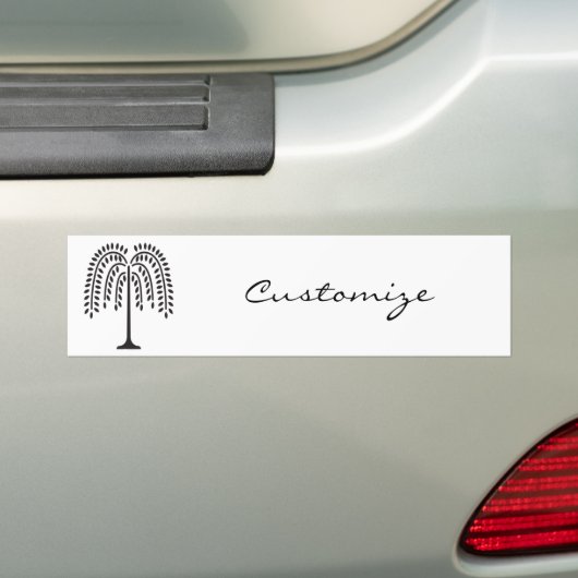 Wonende Wilde Silhouette Thunder_Cove Bumpersticker (Op auto)