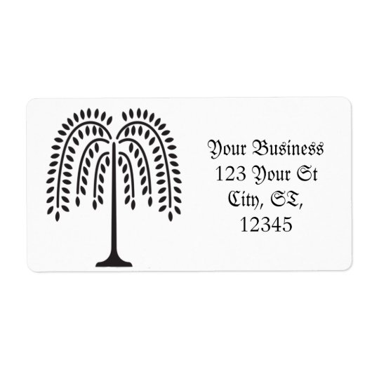 Wonende Wilde Silhouette Thunder_Cove Etiket (Voorkant)