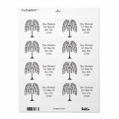 Wonende Wilde Silhouette Thunder_Cove Etiket (Full Sheet)