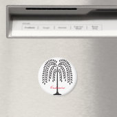 Wonende Wilde Silhouette Thunder_Cove Magneet (Insitu (Vaatwasser))