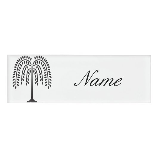 Wonende Wilde Silhouette Thunder_Cove Naambadge (Voorkant)