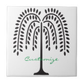 Wonende Wilde Silhouette Thunder_Cove Tegeltje (Voorkant)