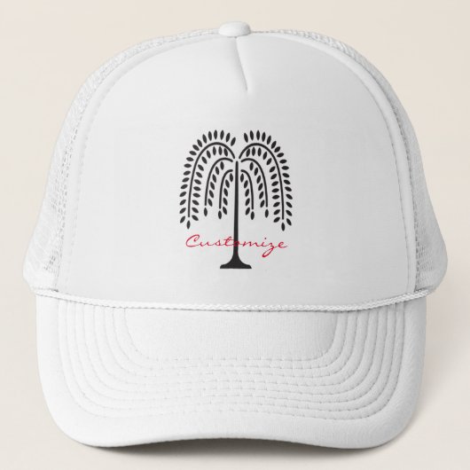 Wonende Wilde Silhouette Thunder_Cove Trucker Pet (Voorkant)