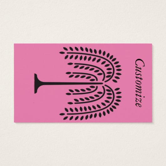 Wonende Wilde Silhouette Thunder_Cove Visitekaartje (Achterkant)