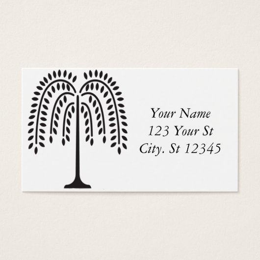 Wonende Wilde Silhouette Thunder_Cove Visitekaartje (Voorkant)