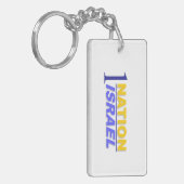 WONI - 1NationIsrael Sleutelhanger (Voorkant Links)