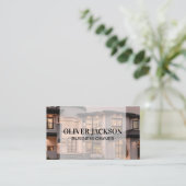 Woning Vastgoed Achtergrond Visitekaartje (Staand voorkant)