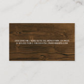 woningbouw | houten visitekaartje (Achterkant)