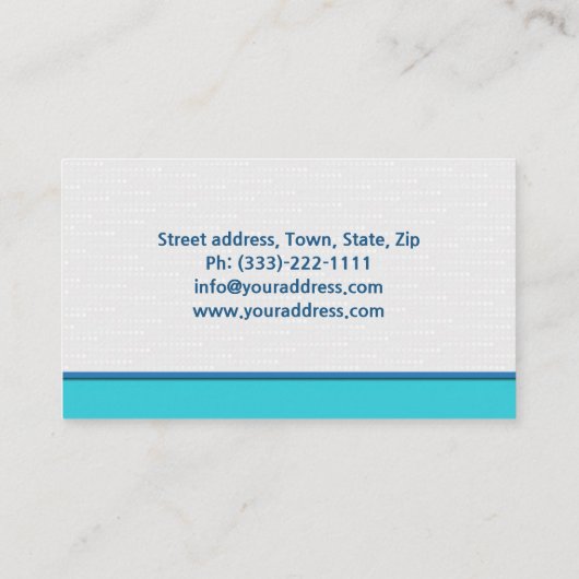 Woningbouw Woningbouwer Visitekaartje (Achterkant)