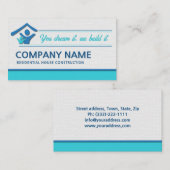 Woningbouw Woningbouwer Visitekaartje (Voorkant / Achterkant)