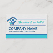 Woningbouw Woningbouwer Visitekaartje (Voorkant)