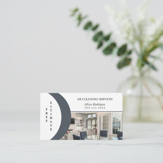 Woningdiensten voor de bewaring van bezittingen Tw Visitekaartje (Staand voorkant)